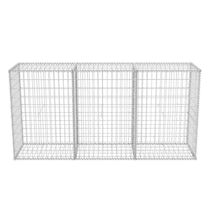 Gabion Basket Galvanised Steel 200x50x100 Cm Oaxppx