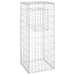 Gabion Basket Posts 2 Pcs 40x40x100 Cm Iron Opoxlo