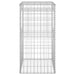 Gabion Basket Posts 2 Pcs 50x50x100 Cm Iron Opoxlk