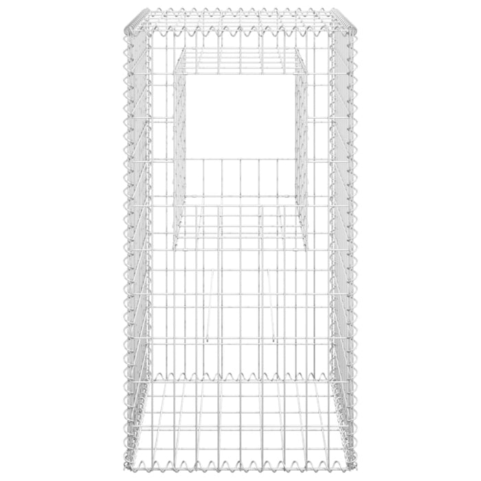 Gabion Basket Posts 2 Pcs 50x50x100 Cm Iron Opoxlk