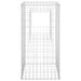 Gabion Basket Posts 2 Pcs 50x50x100 Cm Iron Opoxlk