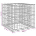 Gabion Basket Silver 70x70x65 Cm Galvanised Iron Tlanpb