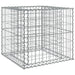 Gabion Basket Silver 70x70x65 Cm Galvanised Iron Tlanpb