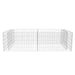 Gabion Planter Galvanised Steel 180x90x50 Cm Oaolxa