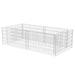 Gabion Planter Galvanised Steel 180x90x50 Cm Oaolxa