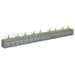 Gabion Raised Bed Galvanised Steel 360x30x30 Cm Oaplao