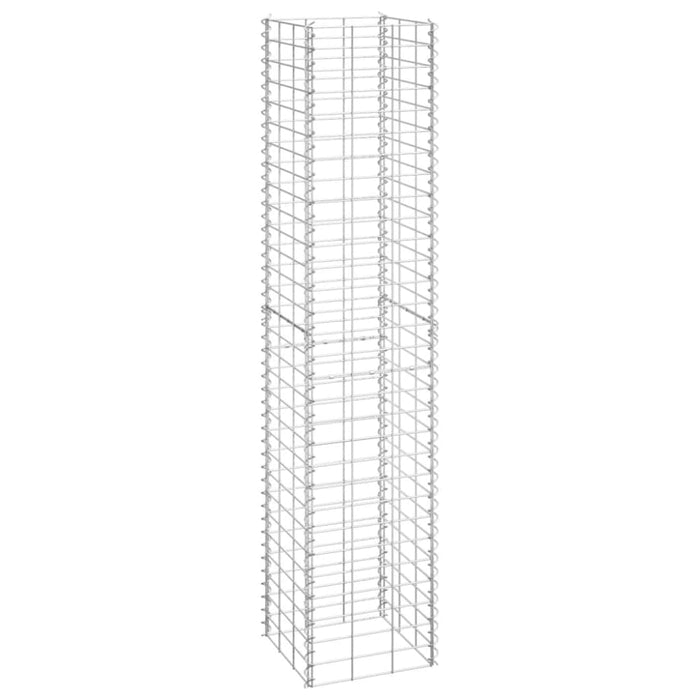 Gabion Raised Beds 3 Pcs 30x30x150 Cm Iron Opoxpb