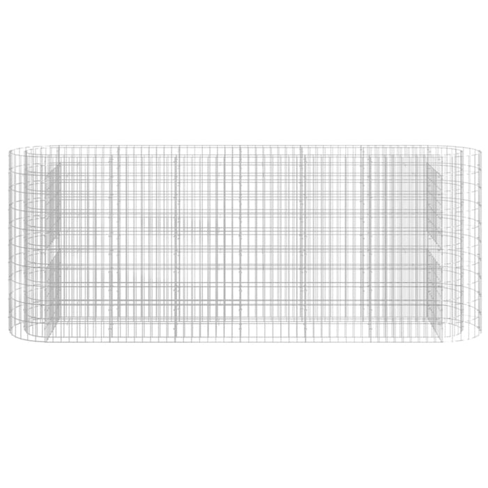 Gabion Raised Bed Galvanised Iron 260x50x100 Cm Opxbta