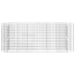 Gabion Raised Bed Galvanised Iron 260x50x100 Cm Opxbta