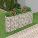 Gabion Raised Bed Galvanised Iron 260x50x100 Cm Opxbta