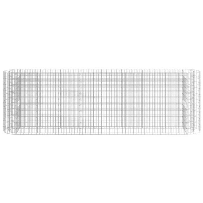 Gabion Raised Bed Galvanised Iron 330x50x100 Cm Opxbtp