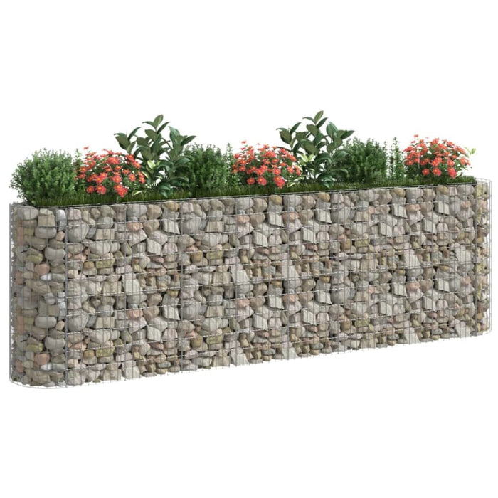 Gabion Raised Bed Galvanised Iron 330x50x100 Cm Opxbtp