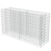 Gabion Raised Bed Galvanised Steel 180x50x100 Cm Oatppn