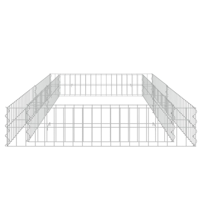 Gabion Raised Bed Galvanised Steel 200x100x20 Cm Opotox