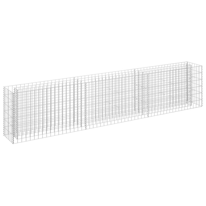 Gabion Raised Bed Galvanised Steel 270x30x60 Cm Oapltn