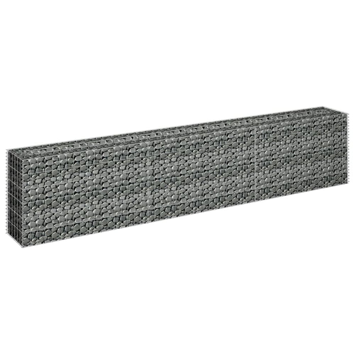Gabion Raised Bed Galvanised Steel 270x30x60 Cm Oapltn