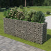 Gabion Raised Bed Galvanised Steel 270x50x100 Cm Oatplx