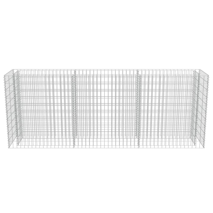 Gabion Raised Bed Galvanised Steel 270x50x100 Cm Oatplx