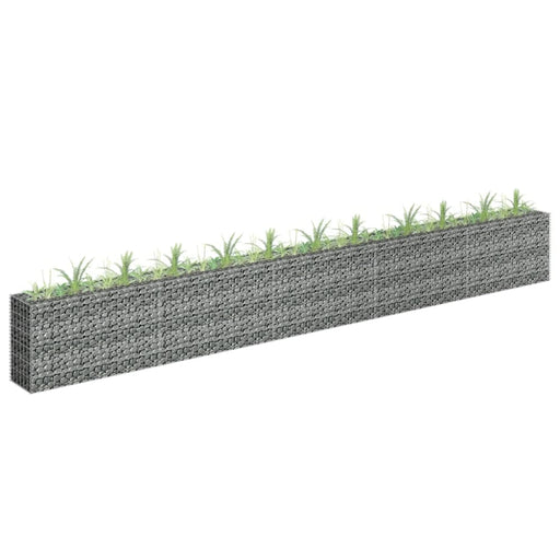 Gabion Raised Bed Galvanised Steel 450x30x60 Cm Oaplal