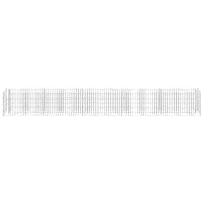 Gabion Raised Bed Galvanised Steel 450x30x60 Cm Oaplal