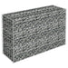 Gabion Raised Bed Galvanised Steel 90x30x60 Cm Oapltb
