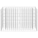 Gabion Raised Bed Galvanised Steel 90x30x60 Cm Oapltb