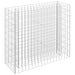 Gabion Raised Bed Galvanised Steel 90x30x90 Cm Oaplto