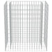 Gabion Raised Bed Galvanised Steel 90x50x100 Cm Oatpln