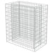 Gabion Raised Bed Galvanised Steel 90x50x100 Cm Oatpln