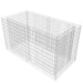 Gabion Raised Bed Steel 180x90x100 Cm Silver Oaxtll