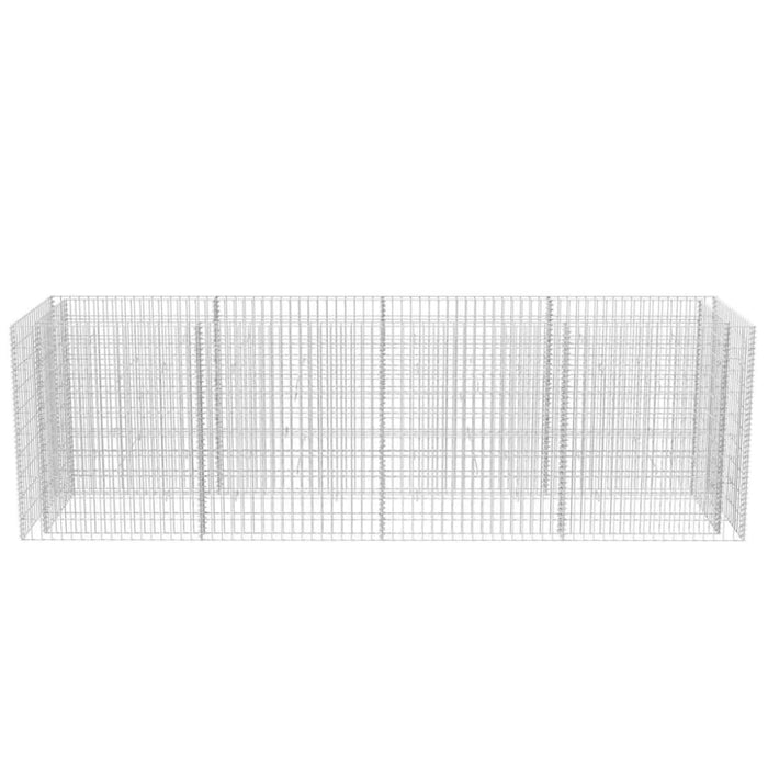 Gabion Raised Bed Steel 360x90x100 Cm Oaxppt