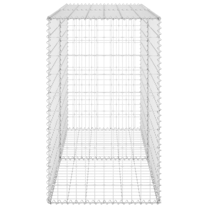 Gabion Wall with Covers Galvanised Steel 150x60x100 Cm