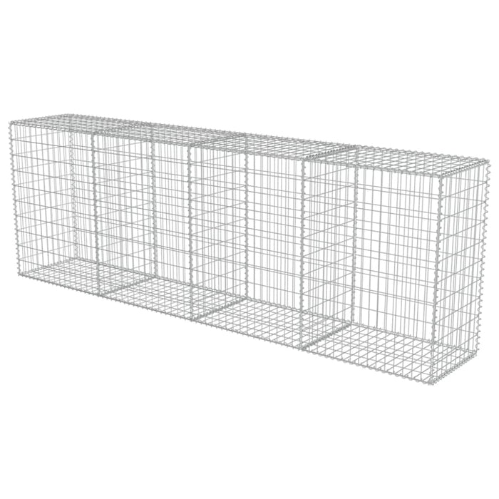 Gabion Wall With Covers Galvanised Steel 300x50x100 Cm