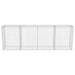 Gabion Wall with Covers Galvanised Steel 300x50x100 Cm