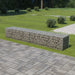 Gabion Wall with Covers Galvanised Steel 300x50x50 Cm Oatpko