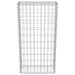 Gabion Wall with Covers Galvanised Steel 50x20x100 Cm Oatpil