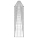 Gabion Wall With Covers Galvanised Steel 900x30x100 Cm