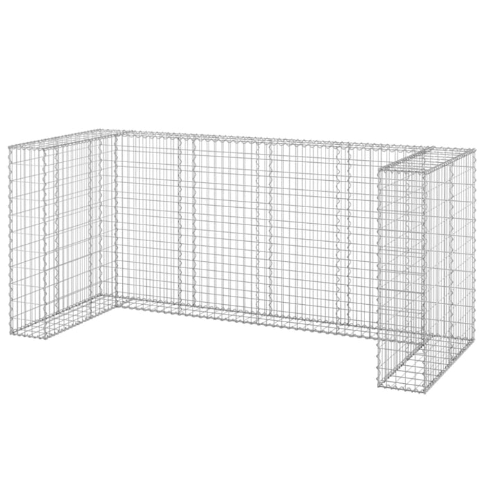 Gabion Wall for Garbage Bins Galvanised Steel 250x100x110