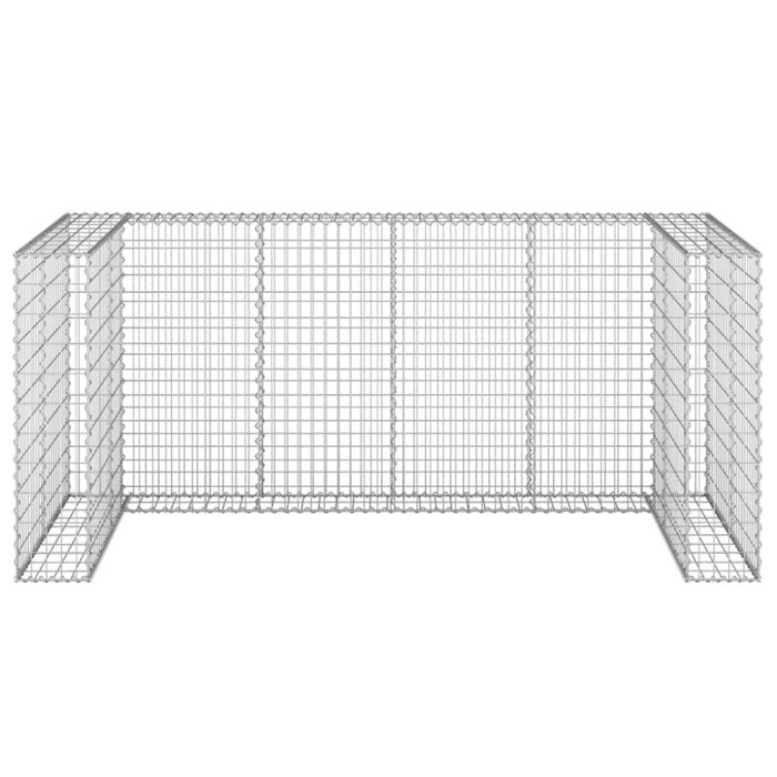 Gabion Wall for Garbage Bins Galvanised Steel 250x100x110