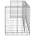 Gabion Wall for Garbage Bins Galvanised Steel 250x100x110