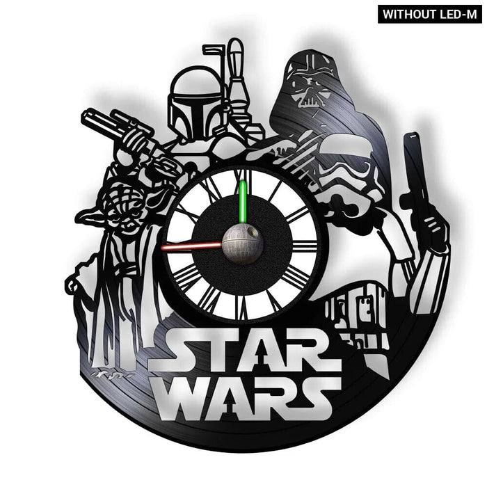 Galaxy Far Away Vinyl Record Wall Clock