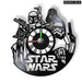 Galaxy Far Away Vinyl Record Wall Clock