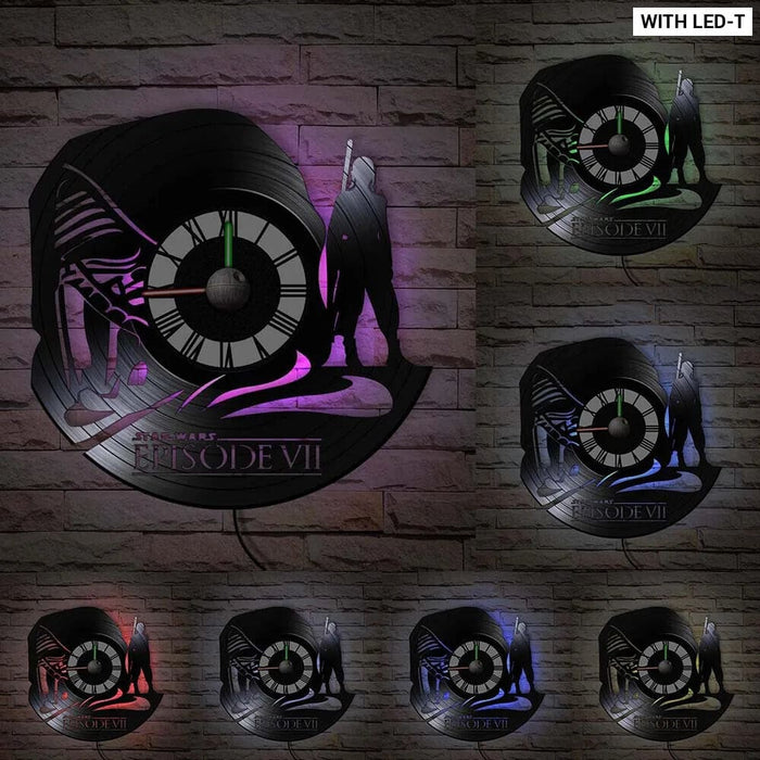 Galaxy Far Away Vinyl Record Wall Clock