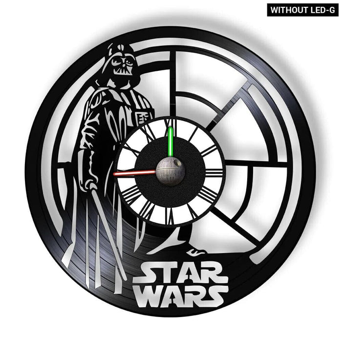 Galaxy Far Away Vinyl Record Wall Clock