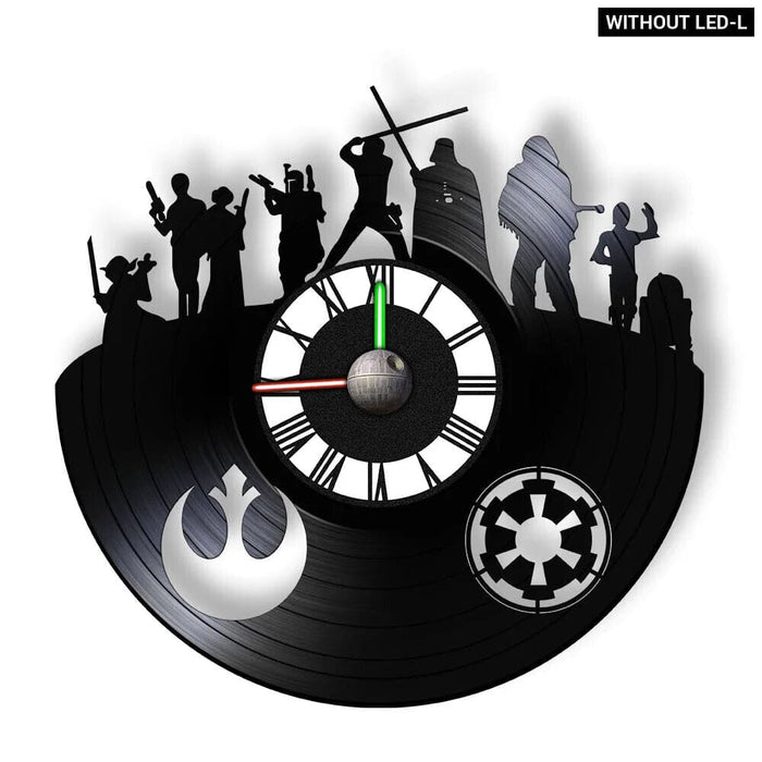 Galaxy Far Away Vinyl Record Wall Clock