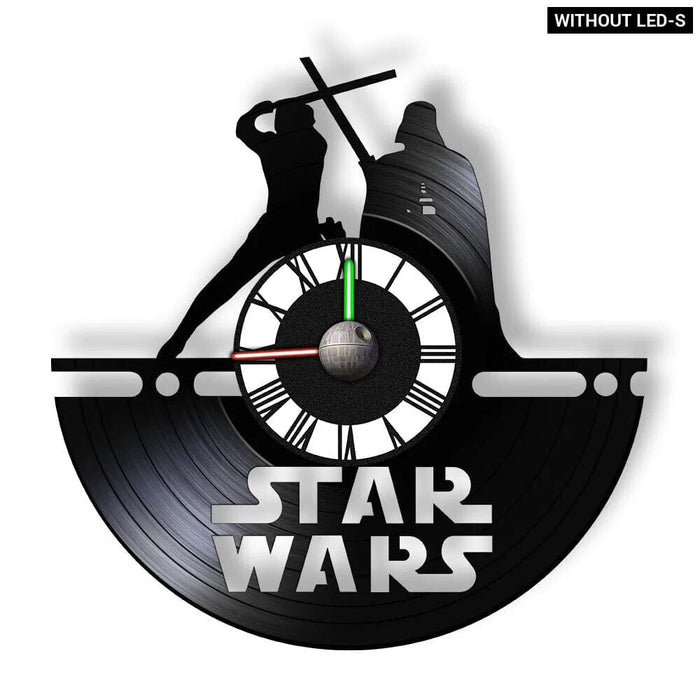Galaxy Far Away Vinyl Record Wall Clock