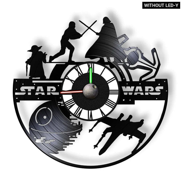 Galaxy Far Away Vinyl Record Wall Clock
