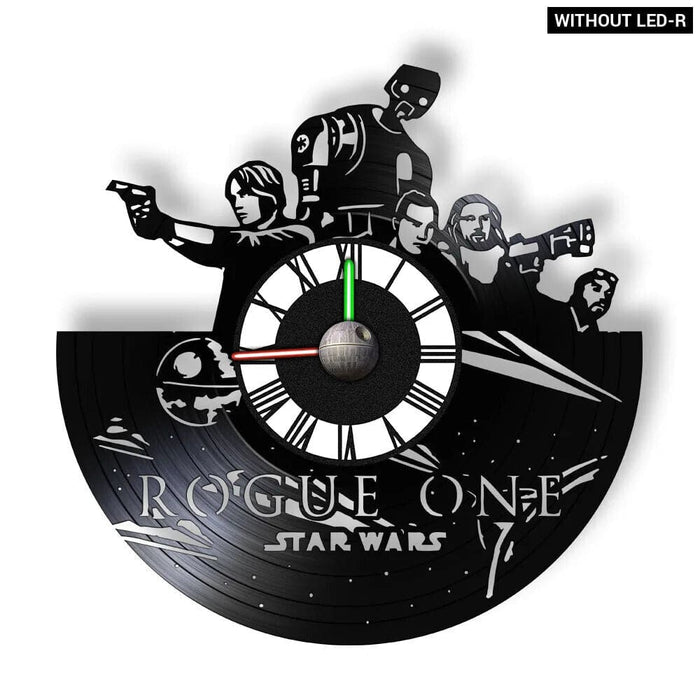 Galaxy Far Away Vinyl Record Wall Clock