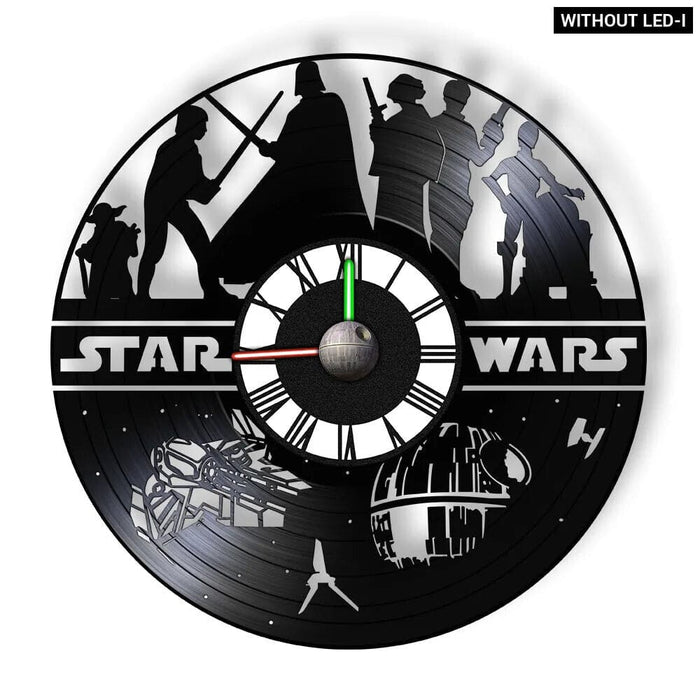Galaxy Far Away Vinyl Record Wall Clock