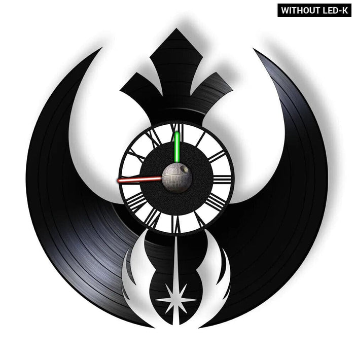 Galaxy Far Away Vinyl Record Wall Clock